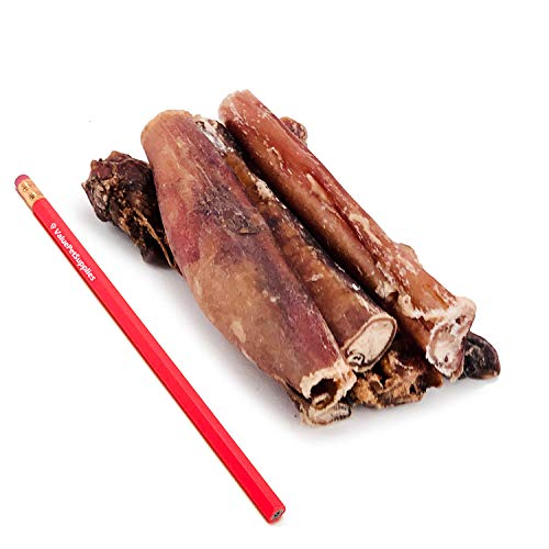  ValueBull Bully Sticks For Dogs, Jumbo 5-6 Inch, Varied Shapes, 25 Count - All Natural Dog Treats, 100% Beef Pizzles, Single Ingredient Rawhide Alternative