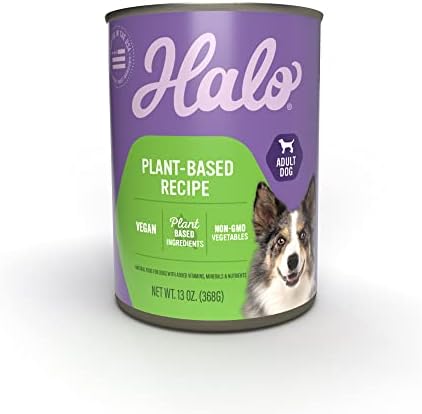 Halo Garden Of Vegan Adult Wet Dog Food, Plant-Based, 13oz Can (Pack Of 12)