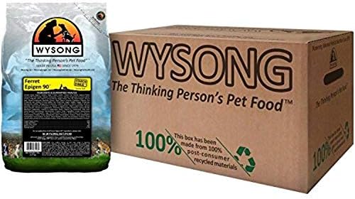  Wysong Ferret Epigen 90 - Starch Free Dry Natural Food For Ferrets, Four- 5 Pound Bags, Model:WDFE9020