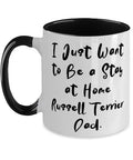 GENERIC Beautiful Russell Terrier Dog Gifts, I Just Want To Be A Stay At Home, Sarcastic Two Tone 11oz Mug For Friends From Friends, Dog Toys, Dog Collars, Dog Beds, Dog Food, Dog Treats