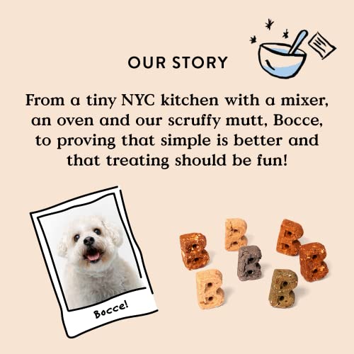  Bocce's Bakery Dailies Brushy Sticks To Support Oral Health & Fresh Breath, Wheat-Free Dental Bars For Dogs, Made With Real Ingredients, Baked In The USA, All-Natural Coconut & Mint, Medium Dogs