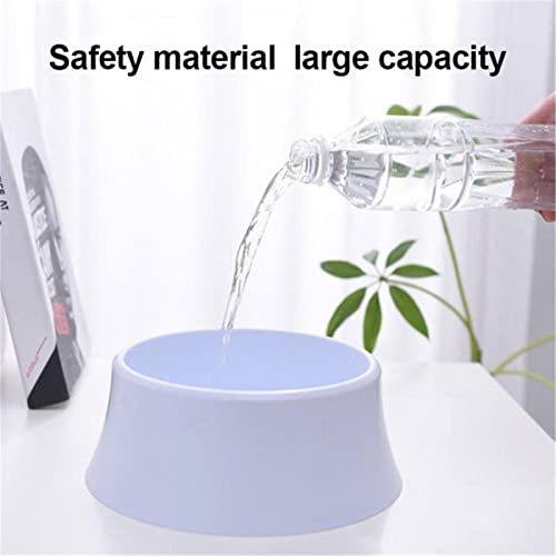  AYENCI Cat Automatic Water, Pet Cat Dog Water Bowl Floating Bowl Slow Water Feeder Drink Dispenser Anti-Overflow Pet Fountain 1200ml Splash-Free Water Bowl (Color : Blue)