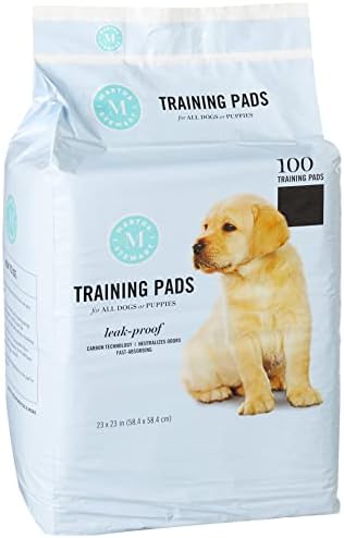  MARTHA STEWART For Pets Training Pads For All Dogs & Puppies | 23" X 23" Puppy Pads, 400 Count Dog Potty Pads | Effective Way To Train Your Dog Or Puppy And Keep Your Home Clean (FF10284PCS4)