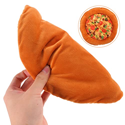  Plushes Outdoor Toys Cat Bed Indoor Cat Sleeping Mat Pizza Shaped Cat Cushion Soft Warm Dog Bed Round Bed Mats Pet Mattress Crate Pad Creative Pets Supplies Outdoor Playset