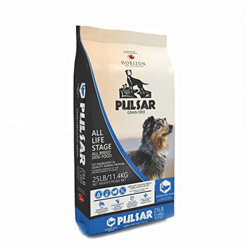  HORIZON PET NUTRITION Pulsar Grain Free, Non GMO, Meat Dense All Life Stage Dry Dog Food, 25 Lb, (HRN-012)