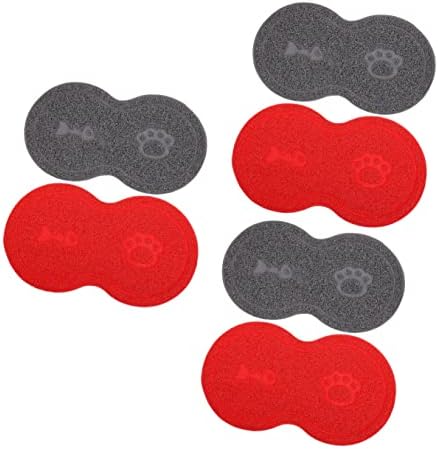  Cat Litter Cat Litter 2 Pcs Washable Water Dog Claw Type Puppy Cat Dish Paws Grinding Animal Mat Cats Anti- Feeding Bowl Non- X Pet Light Skid Cleaning Dogs Anti Pad Food Toy