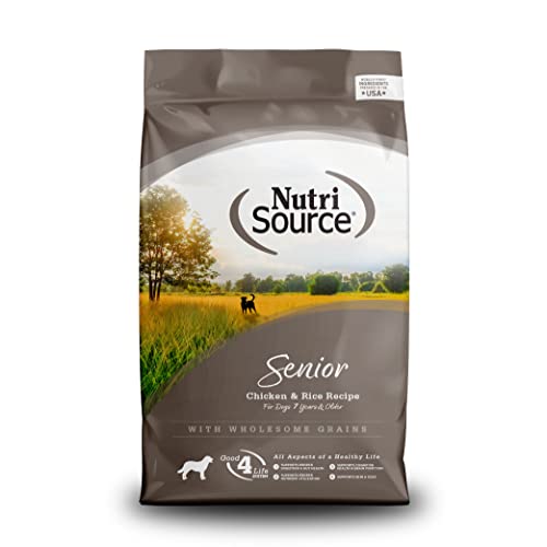  Nutrisource Senior Dog Food, 15Lb