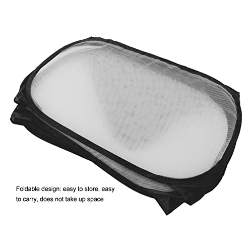  Small Animal Playpen, Breathable Foldable Small Pet Cage Tent For Outdoor Indoor Guinea Pig Rabbits Hamster Chinchillas Hedgehogs Black