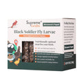  Supreme Grubs Natural Black Soldier Fly Larvae For Chickens, 85X More Calcium Than Mealworms-High Protein Grub Food Chicken Treats For Hens, Probiotic-Rich Chicken Feed, Calcium-Dense Bird Treat 5lb