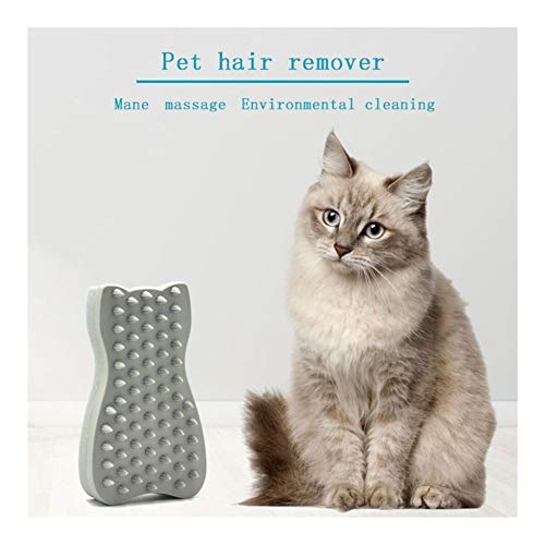  YangYan Hair Remover Tool Cleaning Pet Cat Hair Removal Sponge Brush Gray Sponge Brush For Cleaning Hair Pet Fur Furniture Sofa (Color : H, Size : M)