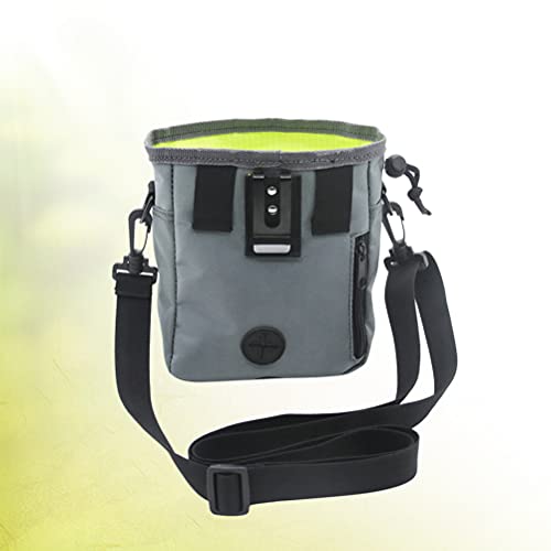  1PC Portable Pet Snack Bags Stylish Pet Training Waist Pouch Multi- Training Pet Food Bag Outdoor Pet Food Storage Bag For Cat Kitten Dog Puppy Grey Side Bag StyleAquarium Pipe Fittings