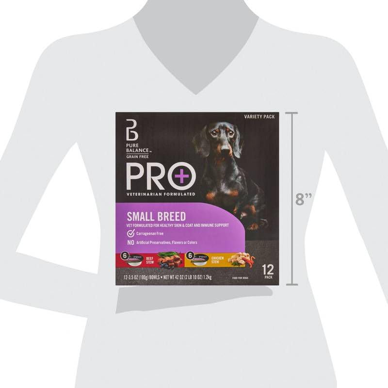 GENERIC Pure Balance Pro Beef Stew & Chicken Stew For Small Breeds Wet Dog Food 3.5 Oz