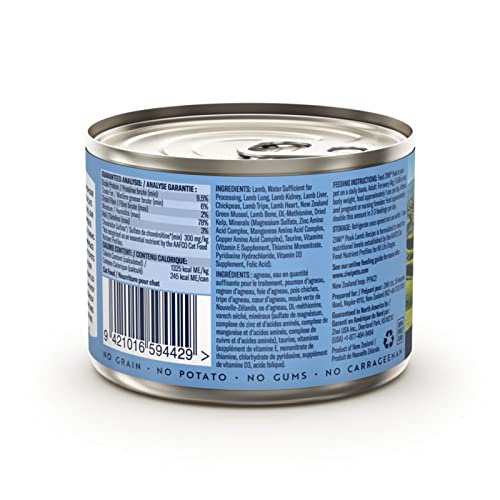  ZIWI Peak Canned Wet Cat Food – All Natural, High Protein, Grain Free, Limited Ingredient, With Superfoods, Lamb, 6.5 Ounce (Pack Of 12)