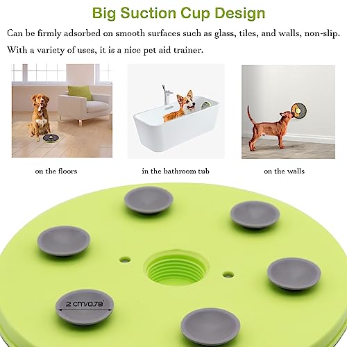  Lick Mat For Dogs, Crate Toys For Dogs/Dog Crate Lick Pads For Peanut Butter/Yogurt/Bolognese, Dog Lick Mat With Suction Cups, Dog Slow Feeder Cage Training Tools For Boredom And Anxiety Relief
