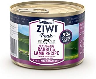  ZIWI Peak Canned Wet Cat Food – All Natural, High Protein, Grain Free, Limited Ingredient, With Superfoods, Lamb, 6.5 Ounce (Pack Of 12)