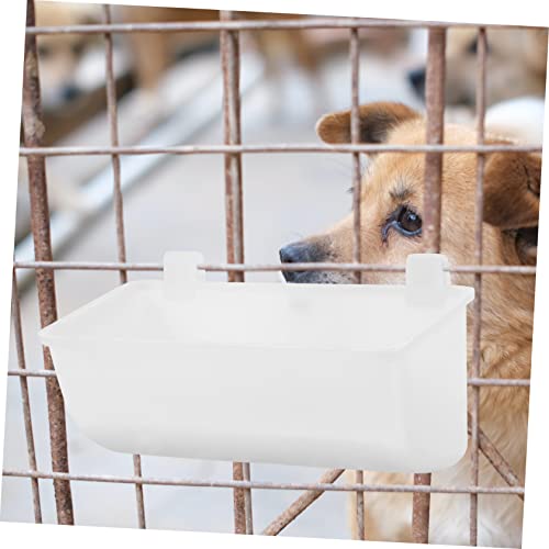  30 Pcs Feeder Drinker Pigeon Feeder Puppy Feeder Dog Food Containers Household Kitten Bowl Pet Supply Multi-Function Kitten Bowl Plastic White Pigeon Bird Food Box Pigeon Waterer