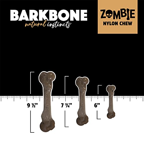 Glade® Pet Qwerks Zombie BarkBone - Nylon Dog Bone For Moderate Chewers - Bacon Flavor - 9.5"