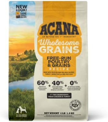  ACANA Wholesome Grains Dry Dog Food, Sea To Stream, Saltwater And Freshwater Fish & Grains Recipe, 22.5lb