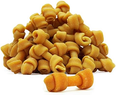  Himalayan Knotted Cheese Bone Bulk | Teenie | 2 Inches For Dogs 5-15 Lbs