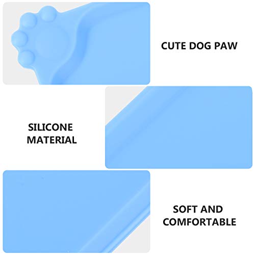  TEHAUX Cat Litter Box- 1Pc Food Feeding Mat Silicone Anti- Spill Placemat Anti- Slip Pad Car Mat For Pet