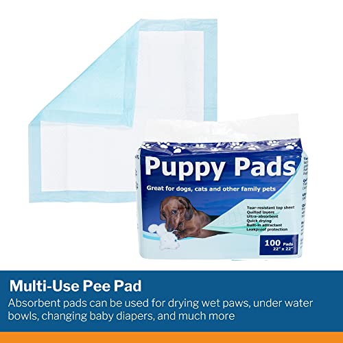 StayDry Pee Pads For Dogs - Ultra Absorbent, Durable, Layered Leak Proof Dog Pee Pads - 22 In X 22 In Multi-Use Including Puppy Crate Training - Puppy Pads, 200 Count