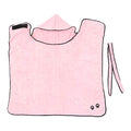  Mipcase Supplies Cleaning Shower Size Dry Kitten Robes Puppy Bag Bathing Pet Coat Bathrobe Bath M Towel Dog Microfibre Fleece Animal Wearable Coral Wear Robe Accessories Drying Quick
