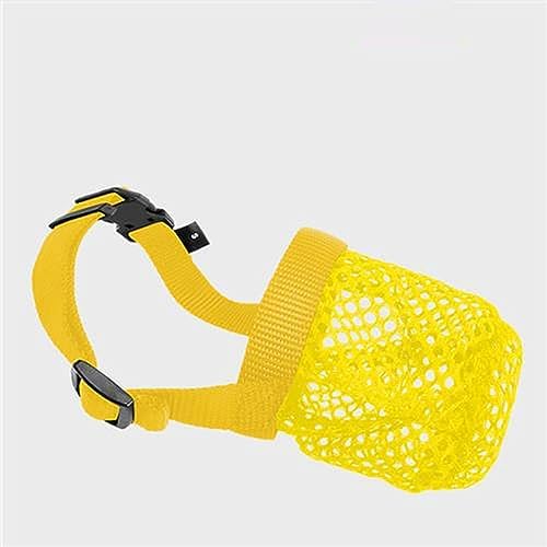  Dog Mouth Cover,Dog Muzzle Soft Mesh Muzzle,Adjustable Breathable Dog Muzzle,Dog Mask,Mouth Cover For Anti-Biting Anti-Barking,Allows Panting,for Small Medium Large Dogs