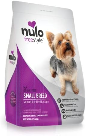  Nulo Freestyle Small Breed Dog Food, Premium Adult And Puppy Grain-Free Dry Smaller Sized Kibble Food, With BC30 Probiotic For Healthy Digestion Support