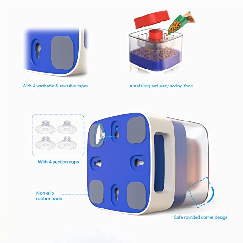 Monotre Dog Puzzle Feeder Toy With Button Interactive Mental Stimulation Food Dispenser, Improve Dog IQ Slow Feeding To Protect The Intestines, Suitable For Large, Medium And Small Dogs