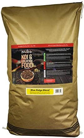  Blue Ridge Fish Food [2LB], Mini And 3/16" Floating Pellet, Koi And Goldfish Growth Formula Blend