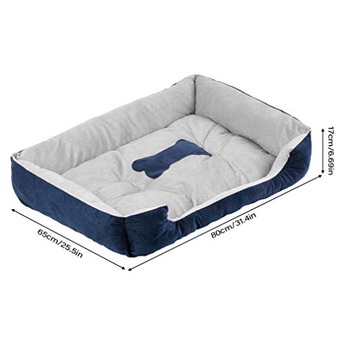  Pet Dog Bed Memory Foam Luxury Large Thick Dog House Soft Pet Mat Cover Dog Cage House Floor 3 Size