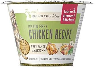  The Honest Kitchen Human Grade Dehydrated Grain Free Dog Food – Complete Meal Or Dog Food Topper – Chicken 10 Lb (makes 40 Lbs)