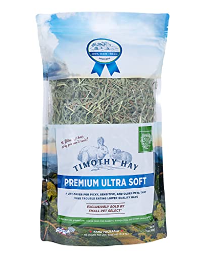  Small Pet Select - Premium Ultra Soft Timothy Hay, Rabbits, Guinea Pigs, Chinchillas, 15oz