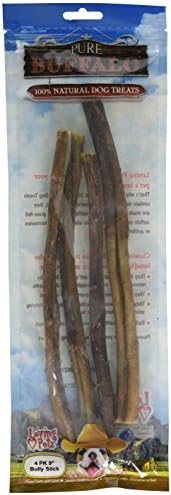  Loving Pets Pure Buffalo Paddy Whack Backstrap Tendon 4-6 Inch Dog Treat, 20-Pack [2-Pack]