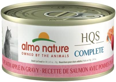  Almo Nature HQS Complete Chicken With Green Bean In Gravy Grain Free Wet Canned Cat Food (Pack Of 24 X 2.47 Oz/70g ) (1704)