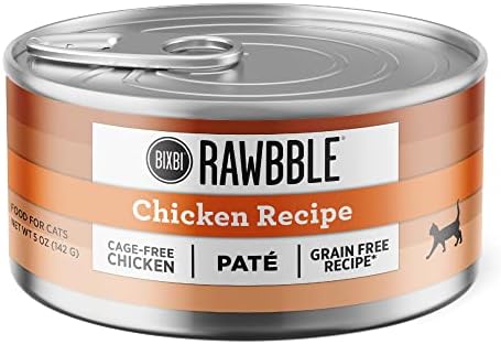  BIXBI Rawbble Tuna Pate Recipe Cans – Grain Free, Protein Rich Wet Cat Food – (2.75 Ounce Cans, Case Of 24)