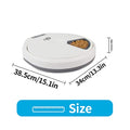  All For Paws Automatic Cat Feeders,5 Meal Automatic Dog Feeder,Cat Food Dispenser With Programmable Timer,Automatic Pet Feeder For Dry And Wet Food