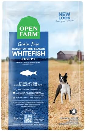  Open Farm Grass-Fed Beef Grain-Free Dry Dog Food, 100% Humanely Raised Wagyu Recipe With Non-GMO Superfoods And No Artificial Flavors Or Preservatives, 4 Lbs