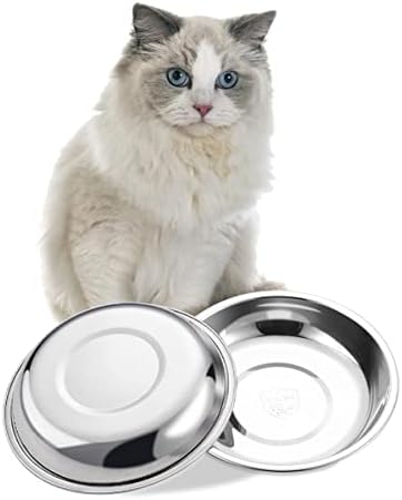  VENTION Stainless Steel Cat Bowls, Cat Food Bowl For Indoor Cats, Whisker Fatigue Cat Bowl, Shallow Cat Dishes