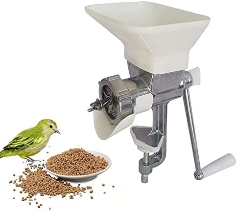  QCHIAN Manual Animal Feed Pellet Machine, Household Pet Dog Cat Feed Maker, Birds Fishing Bait Granulator Pelleter, 1.5/2/2.3/2.5/3/3.5/4/5/6mm Molds Optional For Animals Feed Processing (Size : 3mm)
