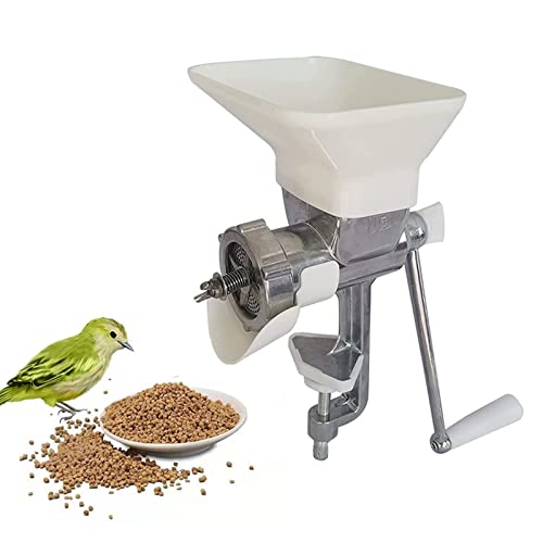  QCHIAN Manual Animal Feed Pellet Machine, Household Pet Dog Cat Feed Maker, Birds Fishing Bait Granulator Pelleter, 1.5/2/2.3/2.5/3/3.5/4/5/6mm Molds Optional For Animals Feed Processing (Size : 3mm)