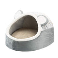  Wakeu Plush Pet Bed Cave For Cat/Small Dog,Comfortable Plush Kennel Triangle Kittens Cave Tent House