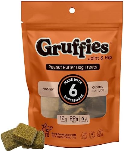  Gruffies Dog Treats - Nutrient-Rich, Guilt-Free Training Treats, Made In The USA, Enriched With Super Foods, Omega 3, Fiber, Protein, Soy-Free, Wheat-Free, Corn-Free Bundle Of 4 (170g Each)