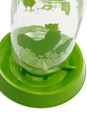  Lixit Reversible Waterers And Feeders For Chickens And Wild Birds (128 Ounce (Pack Of 2))