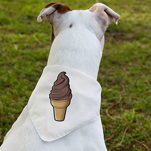 GENERIC Ice Cream Pet Bandana Collar - Food Scarf Collar - Graphic Dog Bandana (S)
