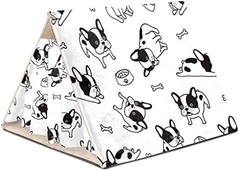  Y-DSIWX Guinea Pig Hideout House Bed, Fast Food Hot Dog Pattern Green Rabbit Cave, Squirrel Chinchilla Hamster Hedgehog Nest Cage