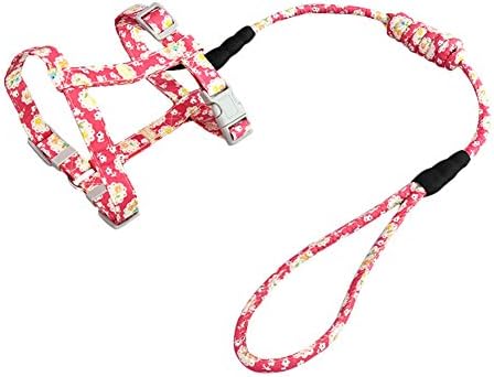  XxiaoTHAWxe Pet Leash Traction Rope, Pet Cats Kitten Adjustable Harness Vest Collar Lead Leash Soft Traction Rope For Walking Training Running - Light Coffee 1.5cm