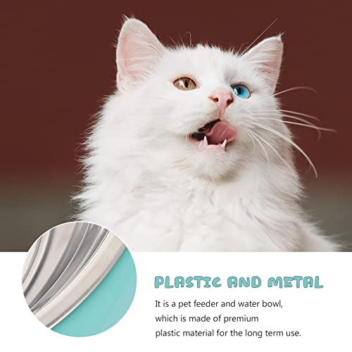  Hemobllo 1Pc Pet Slow Food Bowl Choking Double Bowl Small Cats And Dogs Feeding Bowl