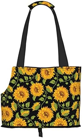  Mqgmz Golden Pineapple Background Print Pet Carrier Tote Bag With Pocket Safety - Amazing Design