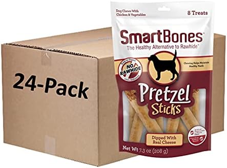  SmartBones No Artificial Colors Or Preservatives Pretzel-Style Chews, Treat Your Dog To A Fun Shapped Rawhide-Free Chew